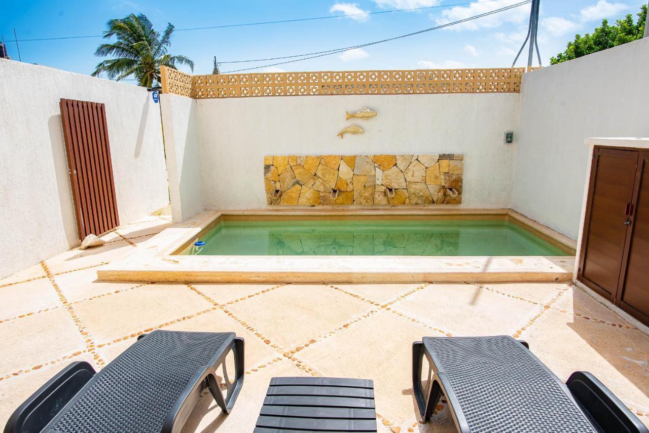 97982 New Modern Villa, Private Pool, High Internet Speed, 2 Blocks From The Beach Chicxulub Exterior photo