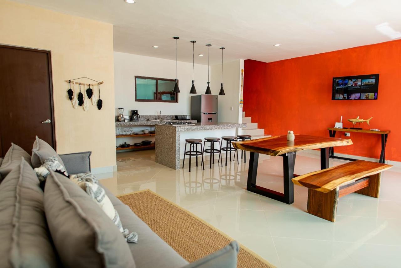 97982 New Modern Villa, Private Pool, High Internet Speed, 2 Blocks From The Beach Chicxulub Exterior photo
